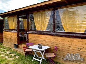 Къщи за гости Бунгало ”Слънчев изгрев” с климатик първа линия Арапя