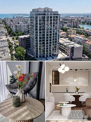 нощувки ”Луксозен двустаен в Chantrer Residence до Морската градина и Флората