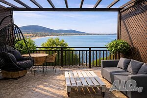 нощувки Студио на първа линия, с фронтална гледка море, Созопол, Санта Марина